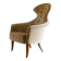 Vintage Swedish Armchair in Wood & Velvet by Kerstin Hörlin-Holmquist 1950s