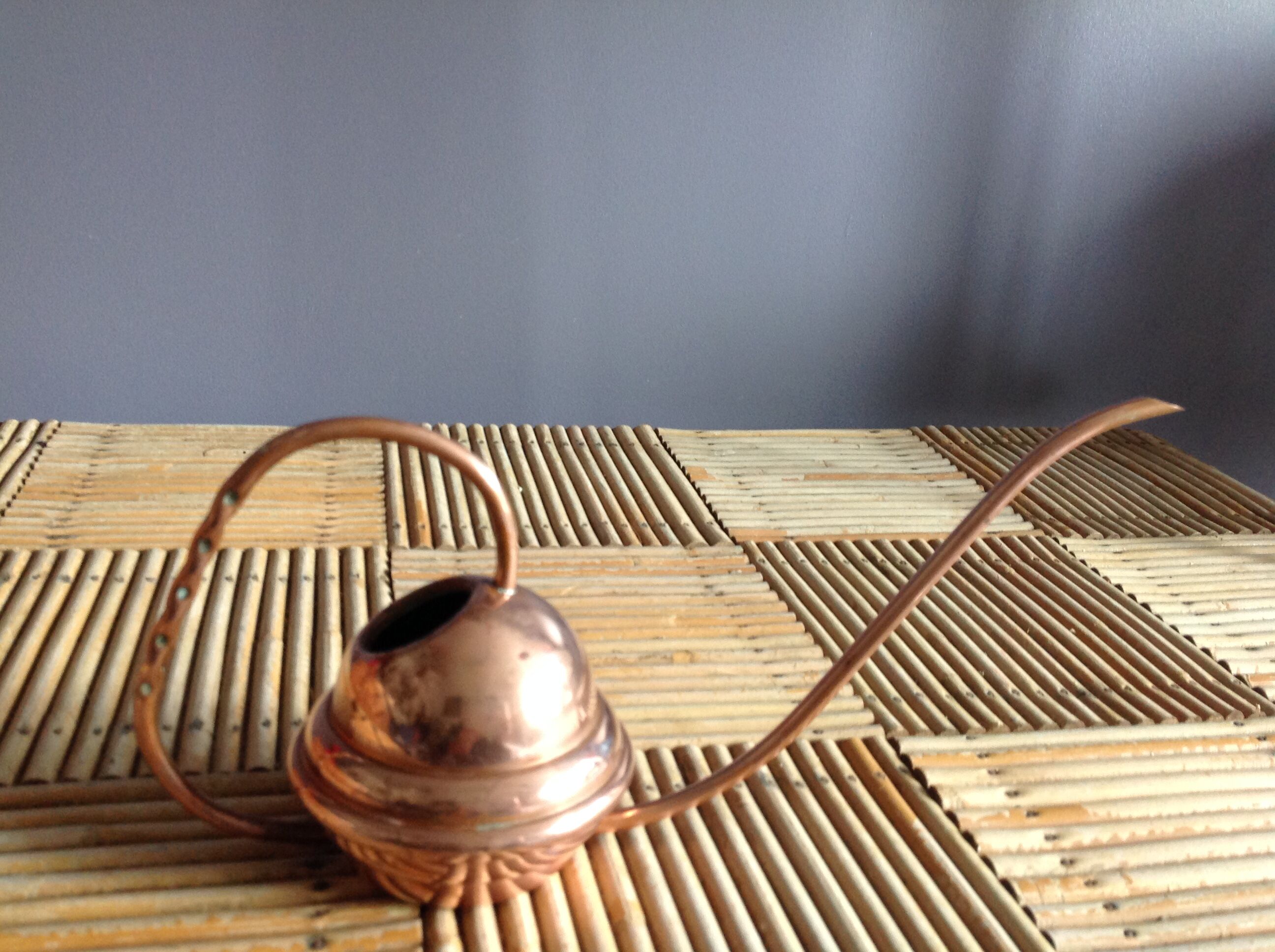 Copper watering can