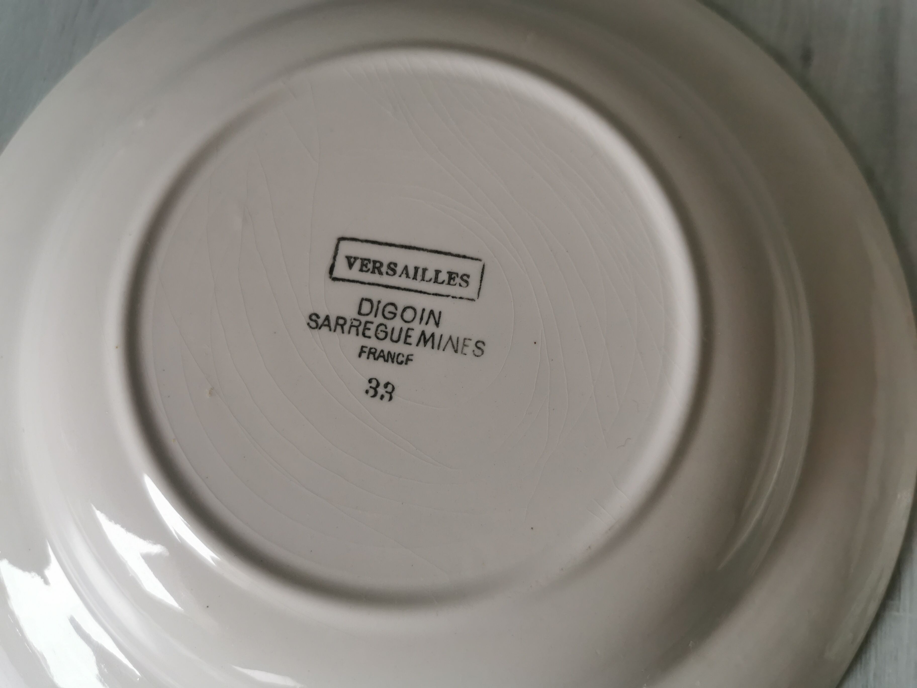 Assiettes creuses Versailles
