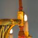 Louis XVI Style Basket Chandelier in Gilt Bronze Circa 1880