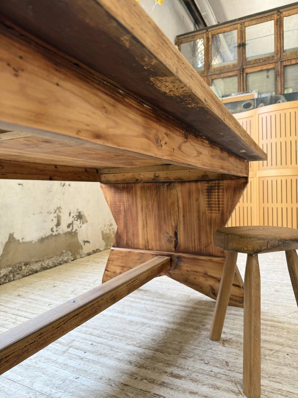 2.5m5 XL pine farmhouse table