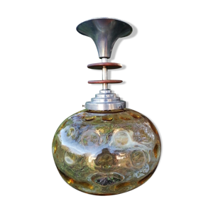 Suspension vintage boule - verre