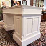 Classic English White Chesterfield Desk