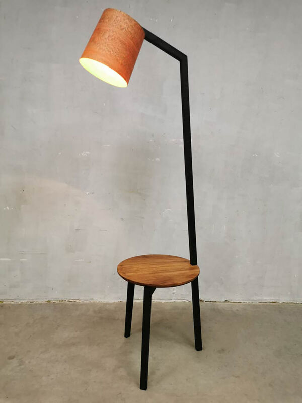 Nouvelle lampe de table d’appoint design hollandais Erik Hoedemakers 'duo tone'