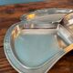 Tray, display in silver metal gallia for Christofle