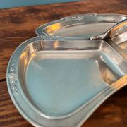 Tray, display in silver metal gallia for Christofle