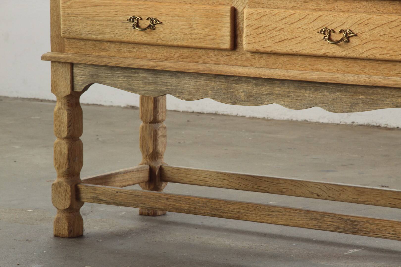 Vintage 1994 Danish Modern Oak Cabinet in the style of Henning Kjærnulf