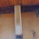 Small wooden drop-leaf table
