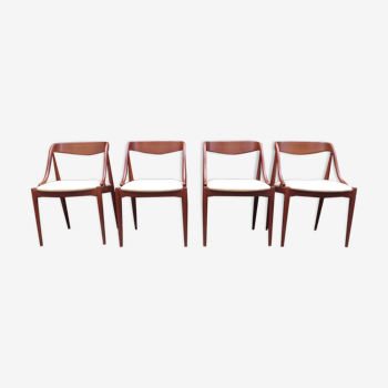 Series of 4 chairs by Johannes Andersen 1960