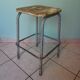 Tabouret industriel d'atelier 1960