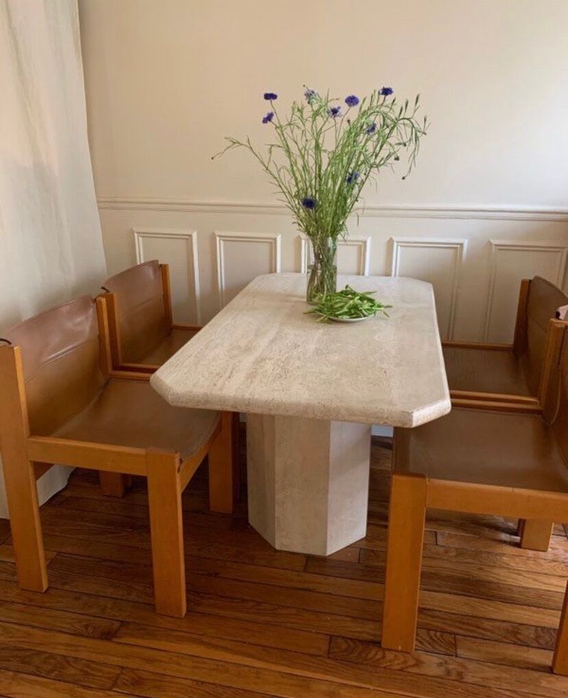 Set of four Ibisco Italy chairs