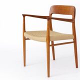 1 of 2 Armchair No. 56 by Niels Otto Møller (1954) – Teak Frame