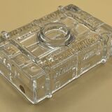 Advertising inkwell for the brand Baccarat crystal Benedictine liqueurs.