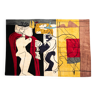 Carpet, or tapestry, inspired by Le Corbusier. Contemporary work