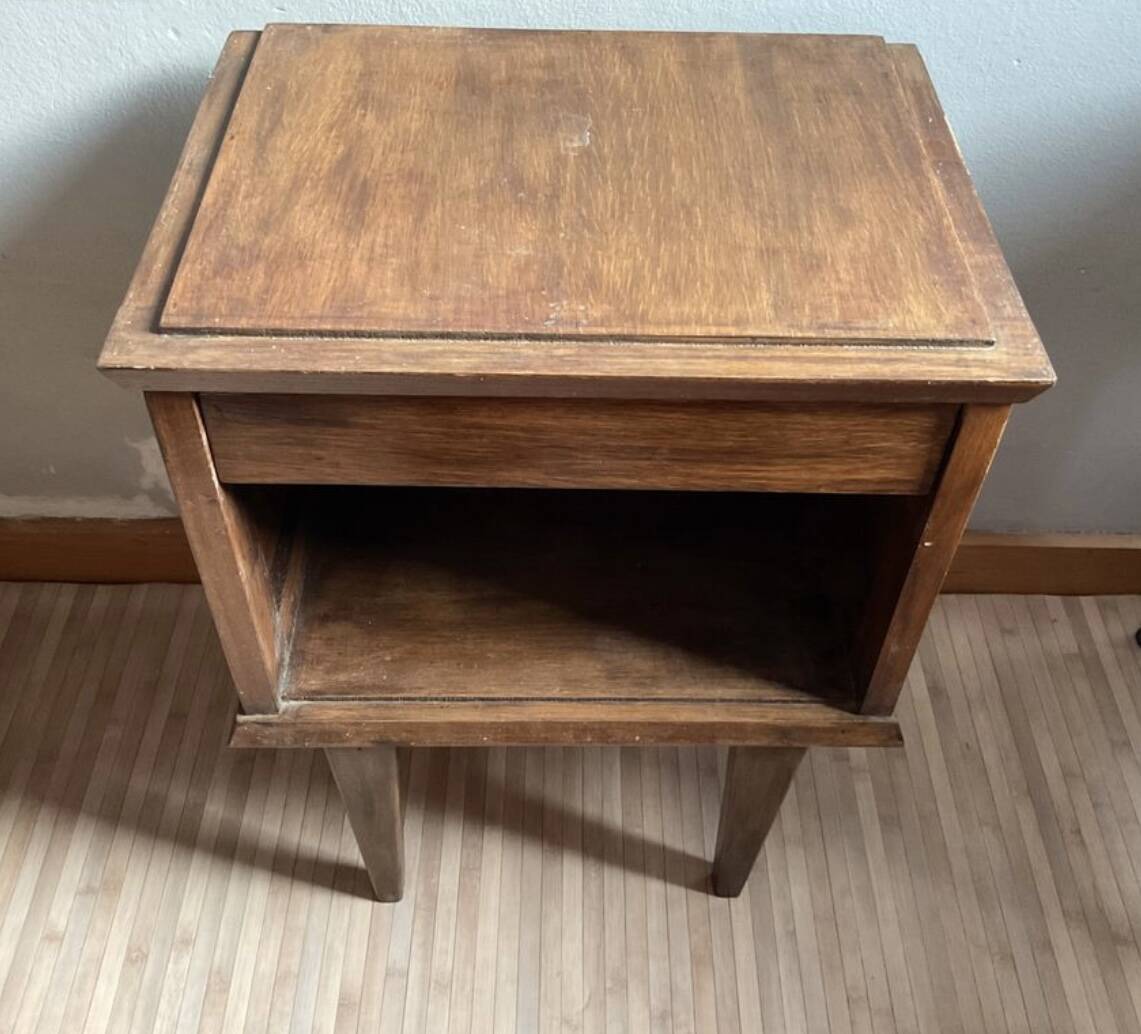 Table d'appoint, chevet, années 60-70