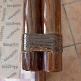 Dark brown rattan living room