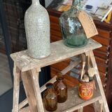 Vintage wood stepladder