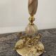 Lamp 70s in onyx and brass