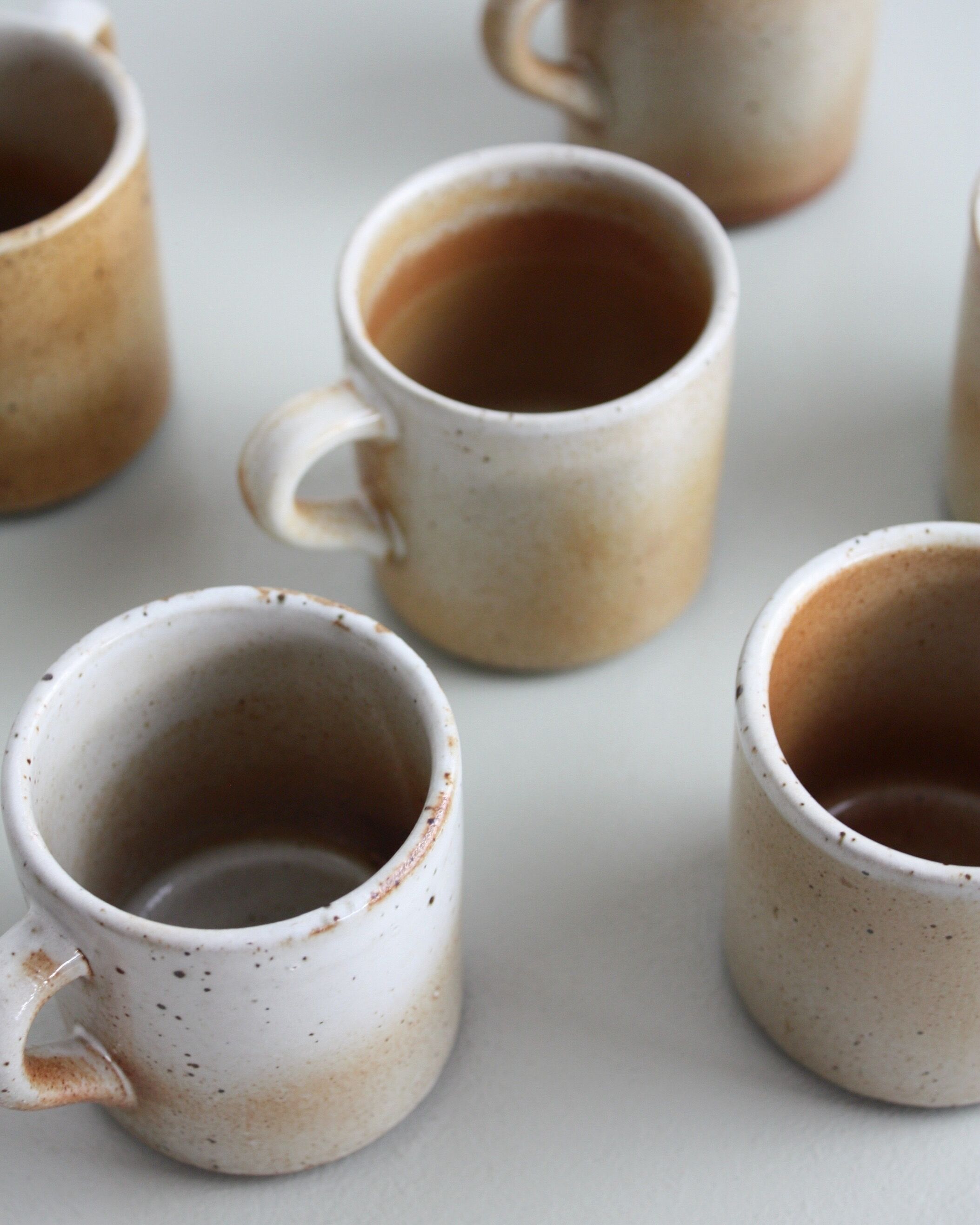 Set of 6 cups Grès du Marais