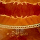 Desserte, chariot de bar marqueterie en fleur