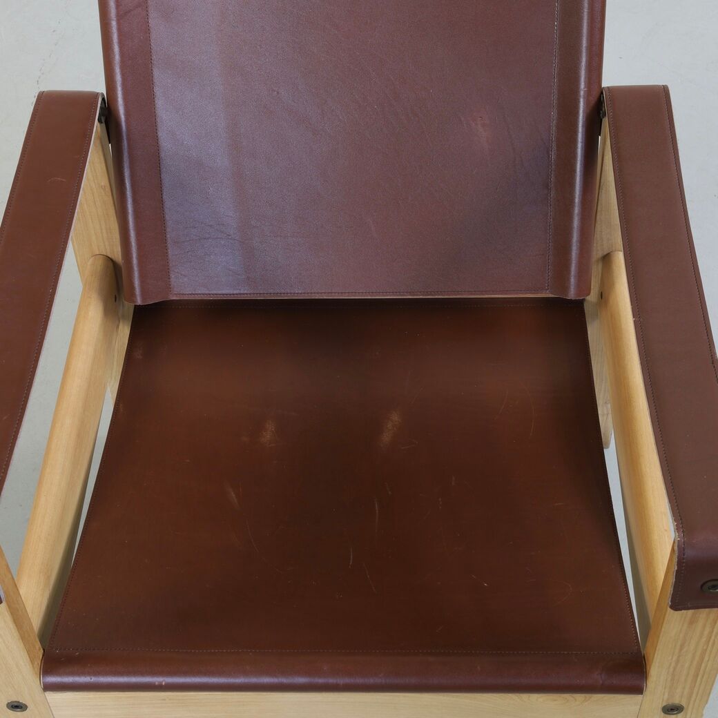 Vintage Lounge Set Leather Escriba Brazil