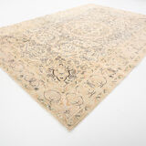 Tapis persan 8x12 Beige & Khaki 60s, 242x355Cm