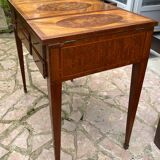 Old dressing table in inlaid wood