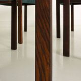 Set of 6 Scandinavian chairs in fully restored rosewood (seat, back and structure)