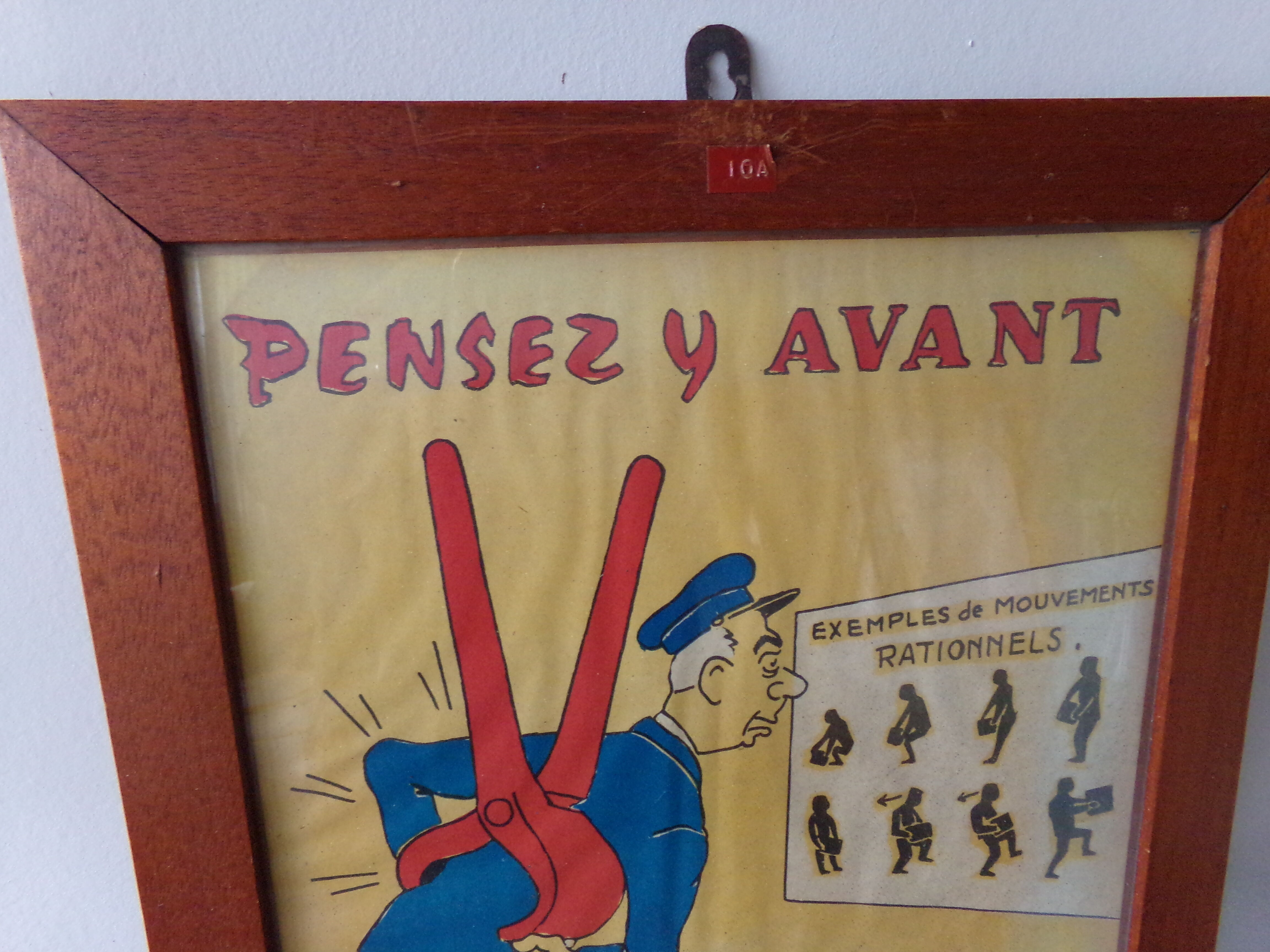 Educational poster at the end of the 60s