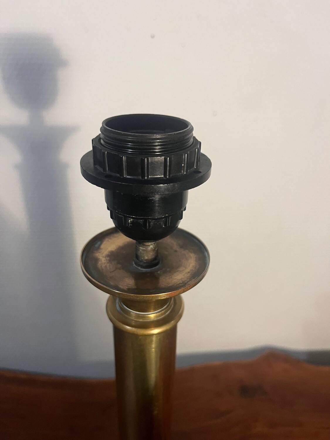 Brass lamp base from the 80s