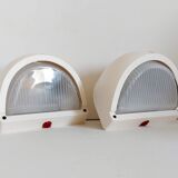 Pair of Italian designer wall lights