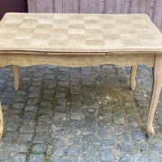 Table à manger Louis XV décapée en chêne massif 1970 215cm
