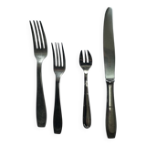 Table service 16 pieces – 4 people – Christofle / Alfénide – 1970s