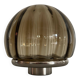 Flush-mounted lamp in chrome and smoked glass by N Leuchten, 1960s, Germany.