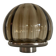 Flush-mounted lamp in chrome and smoked glass by N Leuchten, 1960s, Germany.