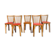Ensemble de 5 chaises bistrot Baumann n°12