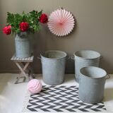 Vintage zinc 'boiler' basin