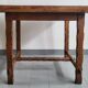 Vintage brutalist oak table 1970