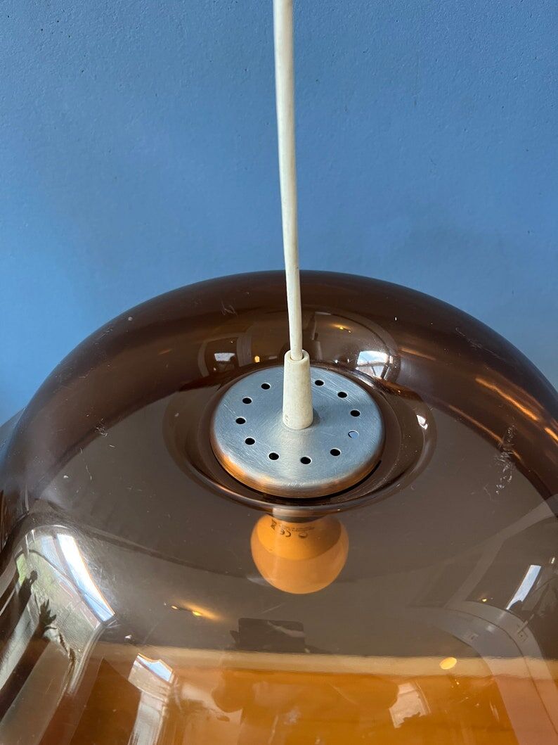 Vintage space age pendant lamp by Herda