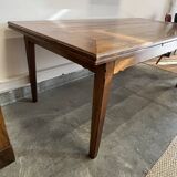 12-person farmhouse table, rustic solid wood 666001