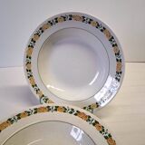 6 antique Villeroy & Boch soup plates in good condition