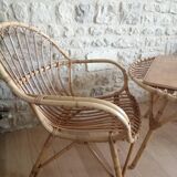 Rattan lounge
