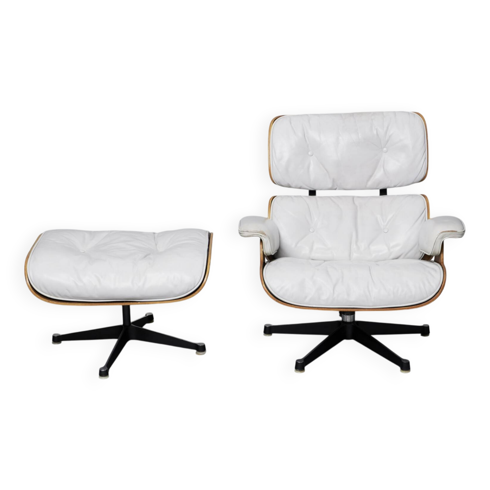 Fauteuil lounge et ottoman Herman Miller Charles & Ray Eames