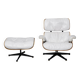 Fauteuil lounge et ottoman Herman Miller Charles & Ray Eames