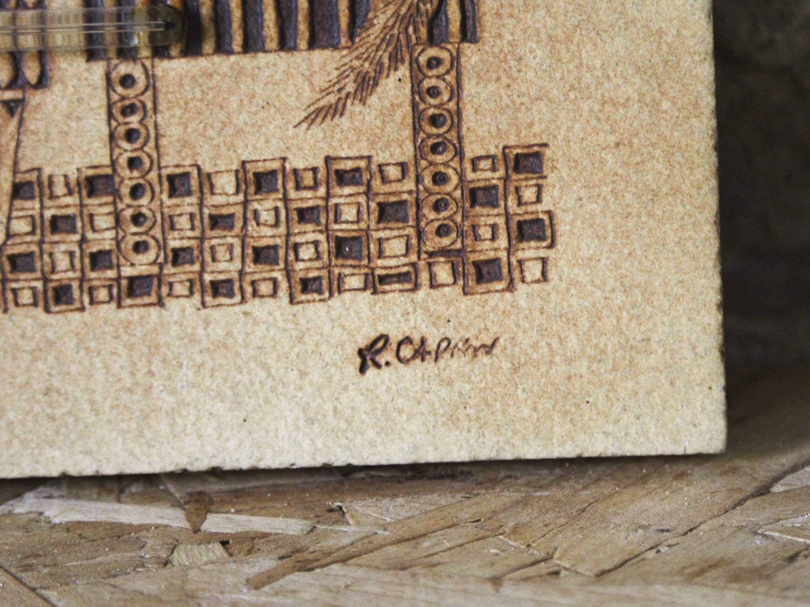 Roger Capron Ceramic Thermometer Plate