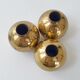 Suite of 3 candle holders in vintage solid brass 1950
