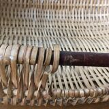 Handmade braided basket