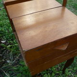 Wooden sewing box worker
