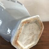 Art Deco cracked ceramic vase