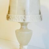 70s natural alabaster lamp